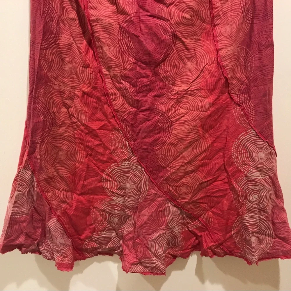 J Jill Pink Linen Skirt (PS) - Picture 2 of 8